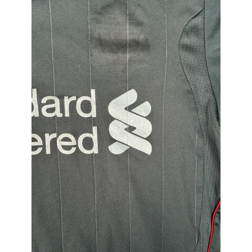 Adidas Liverpool FC 2011/2012 Away Football Shirt Mens Small Gray Jersey